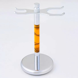 Soporte de Afeitado Ecológico para Hombre, para Maquinilla de Afeitar y Brocha, Hecho de Acero Inoxidable Duradero, de Pearl - Product Image 3