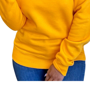 Sigma Gamma Rho chenille สเวตเชิ้ตผ้าคอตตอนนิ่มปักลายคอกลมสีทองเสื้อผ้าสำหรับผู้หญิงแนวกรีก - Product Image 4