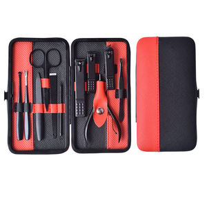 Sang Trọng Chuyên Nghiệp Xách Tay Thép Không Gỉ Làm Móng Tay Móng Chân Bộ 3-Trong-1 Nail Clipper Nhà Sử Dụng Đóng Gói Hộp Kim Loại Med - Product Image 4