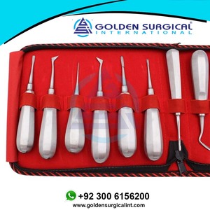 Ensemble d'élevateurs dentaires, forceps d'extraction dentaire en acier inoxydable, éleveur de racine incurvé - Product Image 3