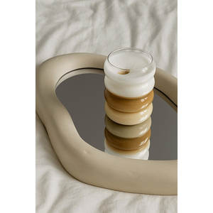 Taza de Vidrio Borosilicato Transparente con Diseño de Burbujas Moderno ERKUGO, 350 ml, Apta para Lavavajillas # BubbleCup - Product Image 2