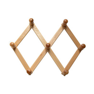 Appendiabiti Estensibile a 7 Ganci Naturale - Product Image 1