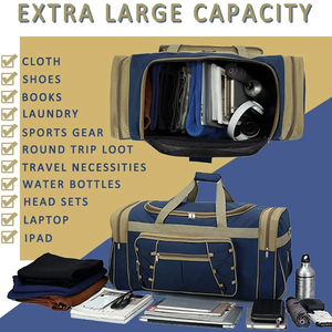 High Quality Large Fitness <b>Backpack</b> Duffle Bag Custom Logo Waterproof Sports <b>Travel</b> Shoulder Bag Weekender Gym Bag 30-<b>40L</b> US - Product Image 4