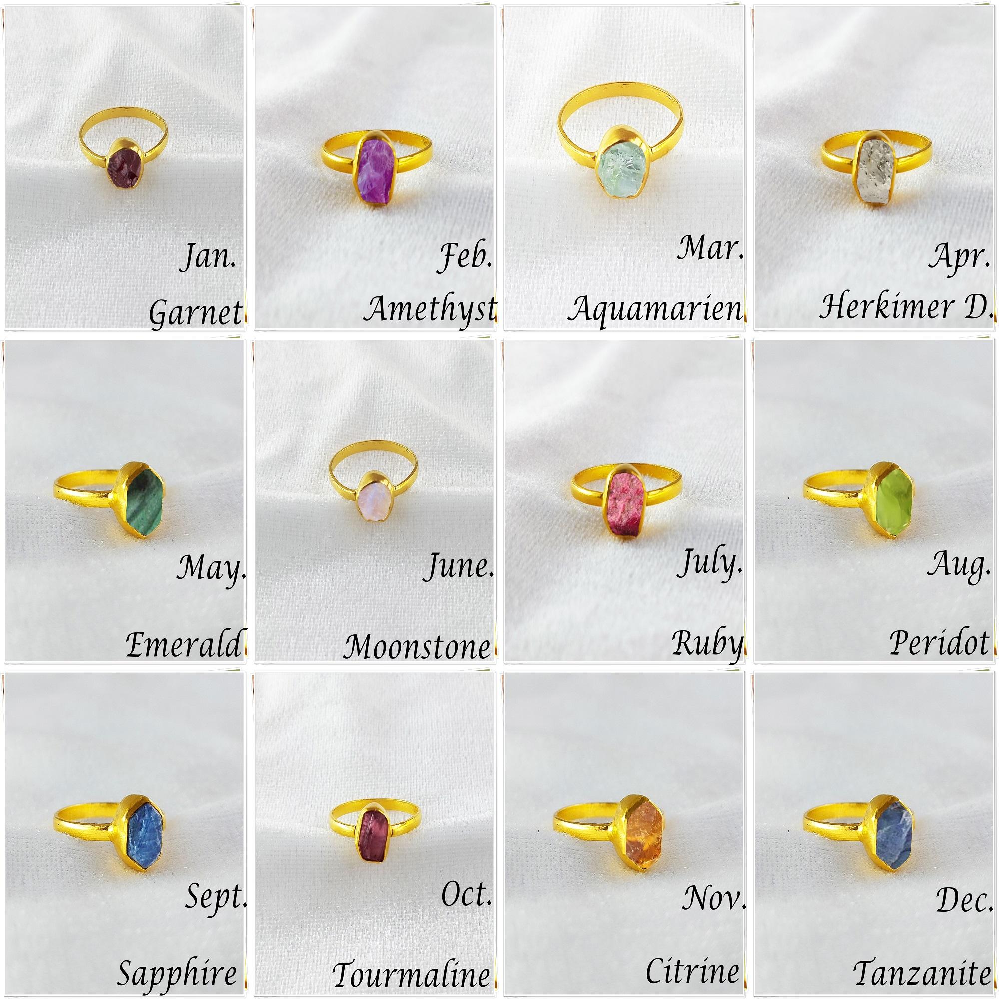 แหวนหินประจำเดือนเกิด