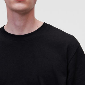 Camiseta de algodón 180 para hombre, camisa de media manga con cuello redondo 100% GSM, con logo impreso, personalizada, de alta calidad, nuevo diseño, venta al por mayor - Product Image 4