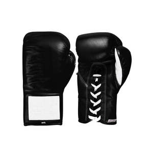 Meilleur prix raisonnable Personnaliser lacets très durables Gants de boxe de haute qualité professionnel en cuir véritable boxe à lacets - Product Image 4