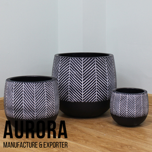 กระถางไฟเบอร์ซีเมนต์สำหรับปลูกดอกไม้สมุนไพรไฟเป็นมิตรต่อสิ่งแวดล้อมสไตล์ใหม่ - Product Image 3