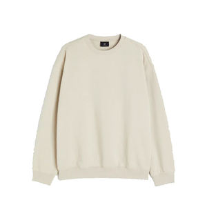 Sudadera de Cuello Redondo de Forro Polar Básica para Hombre, Última Tendencia, Talla Grande, Manga Regular, Sudadera con Logotipo Personalizado para Hombre - Product Image 5