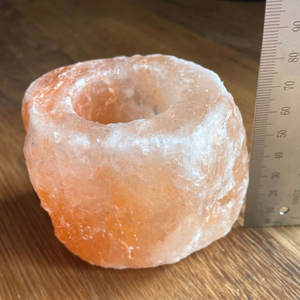 Fully Custom Made Size Himalayan Salt <b>Candle</b> Holder Premium Quality Natural <b>Pink</b> Salt Himalayan Salt <b>Candle</b> Holders - Product Image 3