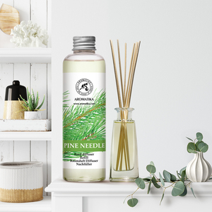 Aromatika Natural Pine Needle Aroma <b>Diffuser</b> Refill Liquid 200ml Long Lasting <b>Room</b> Fragrance Reed <b>Diffuser</b> Oil - Product Image 4