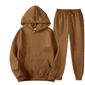Conjuntos de Ropa Casual de Invierno para Hombre Joven, Tejido Grueso de 490g de Secado Rápido, 100% Algodón, Sudadera con Capucha y Pantalones, Talla XL - Product Image 5