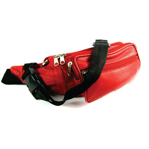 Sac de taille en cuir authentique pour hommes sac banane multi-poches organisateur de bureau de voyage en plein air - Product Image 4