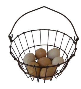 Wired <b>Egg</b> Basket Supplier of Iron Basket for <b>Egg</b> Medium Size Attractive Metal <b>Egg</b> Wire Basket Available with Custom Logo - Product Image 4