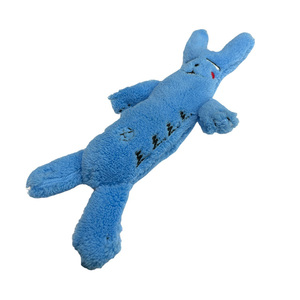Usine directe personnalisé écologique mignon Animal forme grinçant interactif câlin chiot chien en peluche jouet pour chiens jouets à mâcher pour animaux de compagnie - Product Image 6