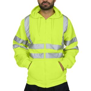 Sudadera con capucha de trabajo de seguridad reflectante de alta calidad, Sudadera con capucha DE SEGURIDAD, manga larga, Sudadera con capucha de seguridad de construcción de alta visibilidad - Product Image 1