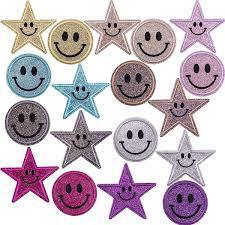 แผ่นป้ายปักรูปดาวสำหรับใส่ในฤดูหนาวลายแบบมีลูกเล่นเสื้อยืดแบบรีดติดโลโก้ออกแบบได้ตามต้องการ - Product Image 5