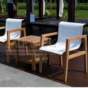 เก้าอี้เดี่ยวใส่สบายทำจากไม้สักเป็นมิตรกับสิ่งแวดล้อมไม้ Catalina Ocean สำหรับผู้ผลิตกลางแจ้งอินโดนีเซีย - Product Image 6