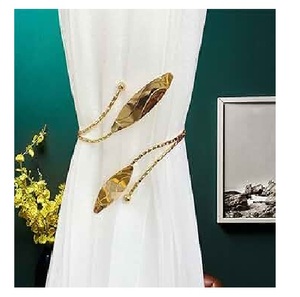 Elegant Look & Design Flower Shape <b>Curtain</b> Tie Ropes <b>Curtain</b> Accessories Tie Backs Window Decorative Golden <b>Curtain</b> <b>Tiebacks</b> - Product Image 3