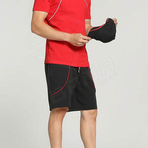 Pantalones Cortos Deportivos de Algodón Grueso con Cordón para Hombre, Estilo Urbano, Lisos, al por Mayor - Product Image 4
