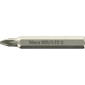 Wera Micro PZ 0 L.30mm Bit 855/0 Micro <b>Screwdriver</b> with High Efficiency VPE 10 - Product Image 1