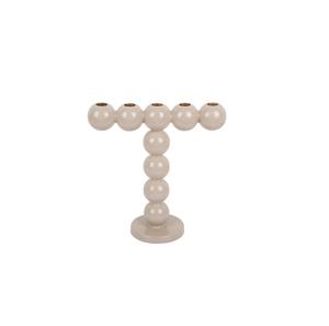 Portavelas de metal adornado con acabado negro Premium que agrega lujo y a recepciones de bodas y celebraciones festivas - Product Image 4