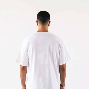 T-shirt streetwear surdimensionné à épaules tombantes pour hommes, impression personnalisée de haute qualité en coton lourd, coupe confortable de haute qualité - Product Image 4