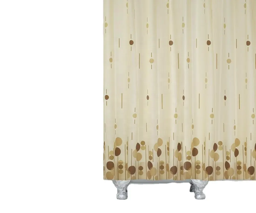 Amazon hot sale high quality shower curtain custom designer wholesale bathroom shower curtain sets Made in Turkey