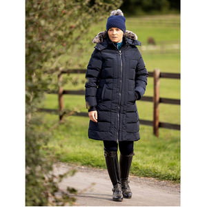 Veste d'hiver Parka veste d'extérieur doudoune veste à capuche avec matelassage et fourrure hommes femmes et enfants en tissu imperméable - Product Image 3