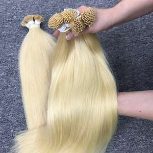 Acheter 100% Extensions de cheveux vierges vietnamiennes Remy brutes à double tirage I-Tip Keratin Straight 100g Diverses couleurs Remy Bulk Discounts - Product Image 5