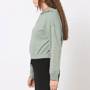 Sudadera con Capucha de Algodón Tejido Transpirable para Mujer con Logotipo Frontal - Comodidad Durante Todo el Día, Mangas Largas, Colores y Tallas Personalizables - Product Image 4