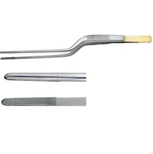T/C ADSON TISSUE KOCHER FORCEPS 1X2 DIENTES 4,75 "con insertos de carburo de tungsteno por IMANS ENTERPRISES - Product Image 5
