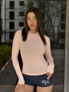 เสื้อยืดออกกำลังกายไร้ตะเข็บผ้าใยสังเคราะห์สำหรับผู้หญิงเสื้อครอปเอวลอยระบายอากาศได้ดีเสื้อครอปโยคะสำหรับฤดูหนาว - Product Image 4