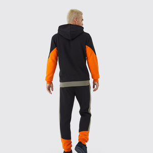 Ensemble de survêtement en coton surdimensionné de haute qualité avec logo personnalisé, pantalon de jogging et sweat à capuche pour homme - Product Image 2
