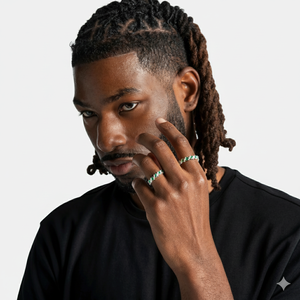 แหวนเพชรโมอิสซาไนต์คุณภาพ VVS1 สไตล์ฮิปฮอป ทรงมรกต เงินแท้ 925 ชุบทองคำขาว ชุบทองคำชมพู สำหรับผู้ชาย ผู้หญิง ทันสมัย ได้รับการรับรองจาก IGI - Product Image 4