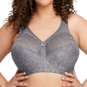 Sous-vêtements pour femmes de grande taille soutien-gorge sans couture couleur verte haut court séchage rapide Service OEM pas cher prix soutien-gorge en tissu doux pour femmes de BD - Product Image 4