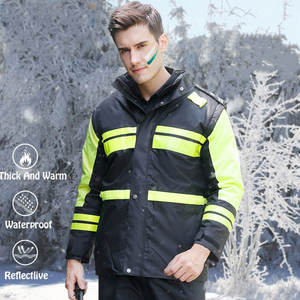 Chaquetas DE SEGURIDAD fluorescentes certificadas ANSI con cierre de cremallera y características de alta visibilidad para trabajadores - Product Image 5