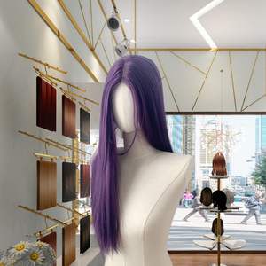 Peluca de cabello virgen humano con frente de encaje sin pegamento Jerry Curly Bob 12A transparente para videos en vivo de encaje suizo presentados en Vietnam - Product Image 2