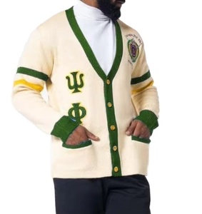 Manufacturer Provide OEM Custom High Quality Winter Wool/Acrylic Quick Dry Breathable V-neck <b>Sweater</b> <b>Cardigan</b> for Unisex - Product Image 1