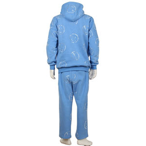 Ensembles de survêtements décontractés en coton 100 % personnalisés, ornés de strass, pour hommes et femmes enceintes, tailles plus, écologiques, vente en gros - Product Image 2