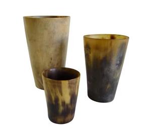 Handmade Eco-Friendly Buffalo Horn <b>Coffee</b> Wine <b>Mug</b> American Style Multipurpose DIY Sublimation Blank for Beer <b>Glasses</b> Business - Product Image 2