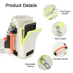 حقيبة زجاجة ماء بحمالة متقاطعة مع الجسم بنمط رياضي كاجوال مع حزام كتف - Product Image 4