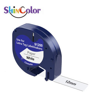 ShinColor 91200 12267 91202 91331 91332 ruban d'étiquettes 12mm * 4m étiquettes compatibles pour imprimante <span class=keywords><strong>Dymo</strong></span> <span class=keywords><strong>Letratag</strong></span> - Product Image 3