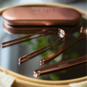 เครื่องทำความสะอาดลิ้นทำจากทองแดงบริสุทธิ์จาก100% สำหรับทำความสะอาดช่องปากที่ขูดลิ้นทำจากทองแดงเพื่อลมหายใจที่สดชื่น - Product Image 3