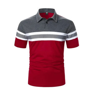 Crew, Fitness T-shirts pour hommes Polo Logo brodé personnalisé coupe régulière 100% coton hommes Polo dernière conception vêtements d'été courts - Product Image 1