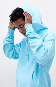 Vente en gros de sweats à capuche vierges de haute qualité grande taille Cool Guy mode sweats à capuche pour hommes logo personnalisé 100% coton sweats à capuche unisexe - Product Image 4