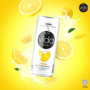 Sugar-free Carbonate Quench Thirsty Sparkling Lemon Soda Malaysia Certified Halal 325ml Can Vitamin <b>C</b> Fruity Flavored Pink Drink - Product Image 2