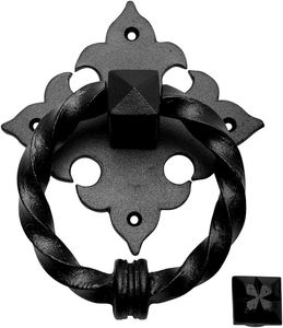 Puerta decorativa de médicos vintage con acabado mate y aldaba de puerta eterna con diseño moderno hecho a mano al costo más bajo - Product Image 5