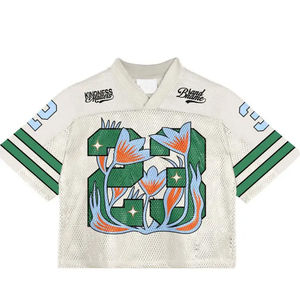 Camiseta Deportiva Unisex de Malla, Corte Recto, Estilo Jersey de Fútbol, Personalizable con Logotipo Impreso en Poliéster, Antibacteriana - Product Image 1