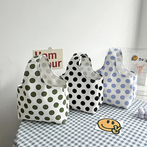 New Title Women's Canvas Tote <b>Bag</b> French Style Minimalist Handbag for <b>Work</b> High-End Aesthetic Wholesale - Product Image 1