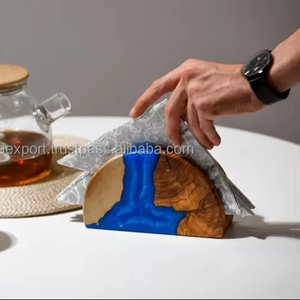 กล่องใส่กระดาษทิชชูทำจากไม้ทำด้วยมืออุปกรณ์จัดระเบียบบนโต๊ะสำหรับบ้านสำนักงานและโรงแรมรูปแบบการใช้งานที่ดีที่สุด - Product Image 5